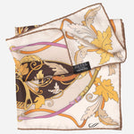 Women's Silk Bandana Autumn Browns