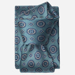 Turquoise Handmade Italian Silk Tie