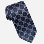 Blue Italian Handmade Silk Tie