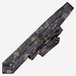 Italian Handmade Dark Blue Floral Silk Tie