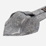 Misty Blue Handmade Italian Silk Tie