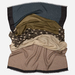 Italian Olive Green Modal Twill Scarf