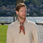 Tangerine Italian Silk Neckerchief