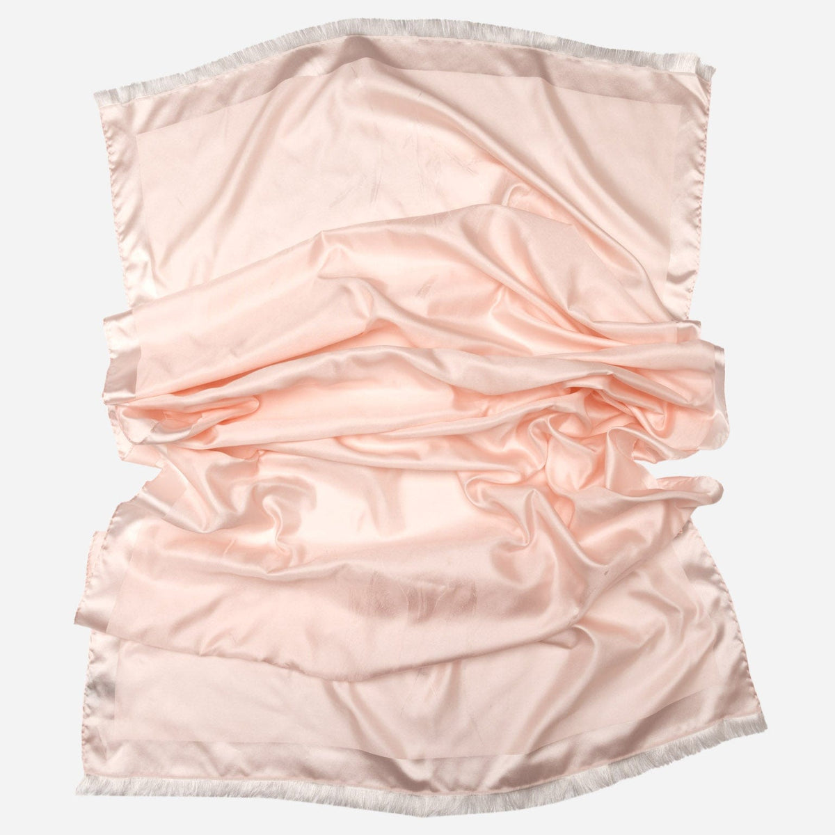 Pink Double Sided Silk Evening Shawl