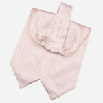 Italian Pink Silk Ascot Tie
