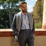 Light Blue Italian Cashmere Scarf
