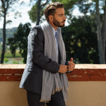 Light Blue Italian Cashmere Scarf