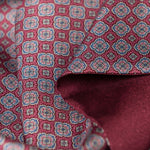 Red Italian Silk Dress Scarf