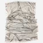 Silver Pearl Silk Evening Shawl