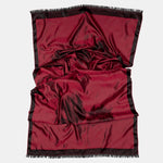 Luxury red silk evening shawl
for dresses