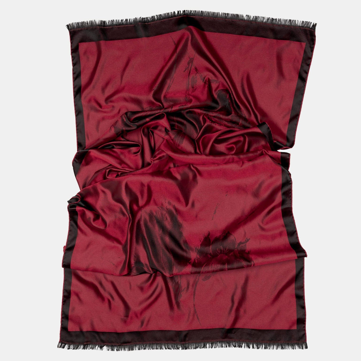 Luxury red silk evening shawl
for dresses