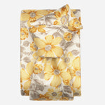 Yellow Floral Handmade Italian Silk Tie