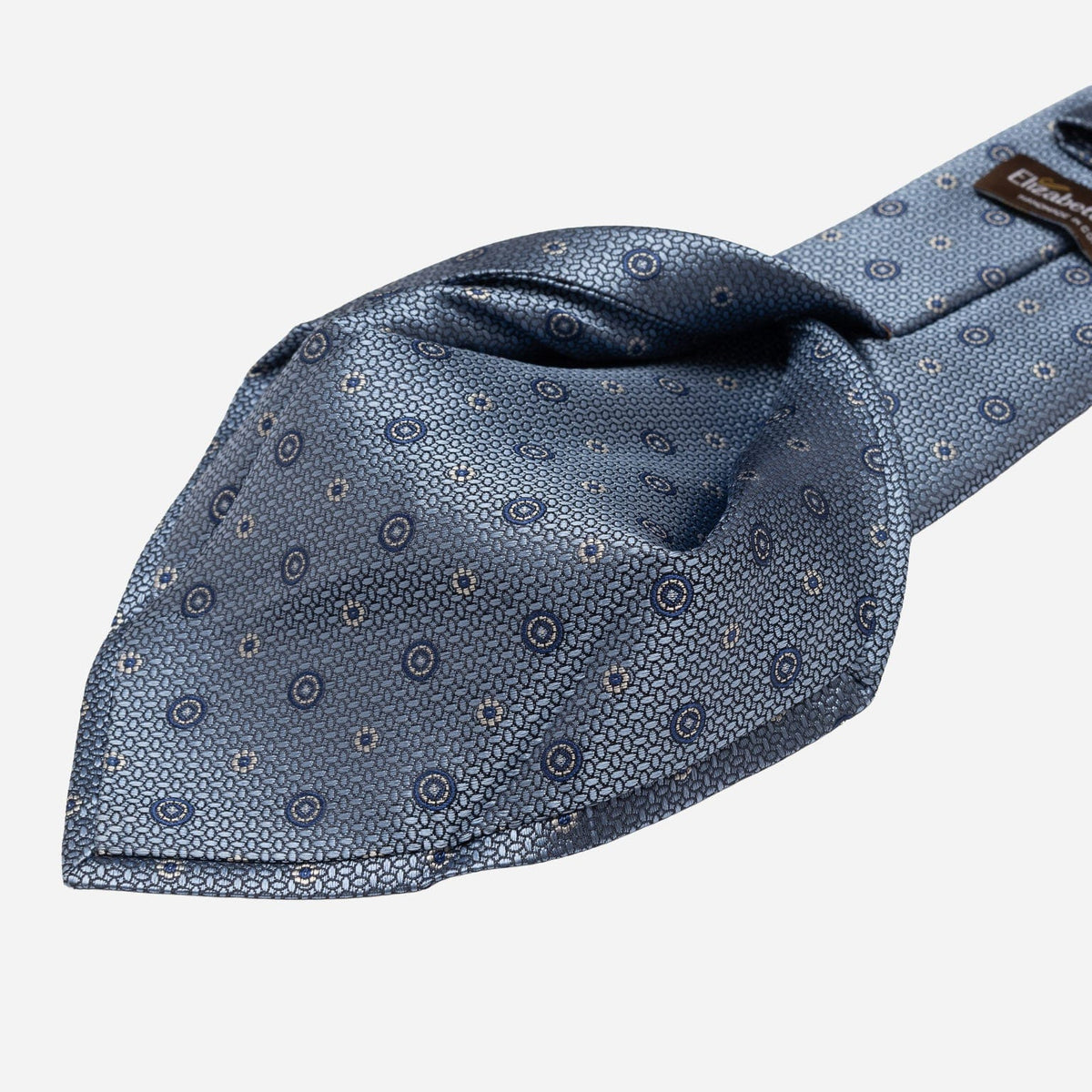 Men's Designer Italian Silk Tie Sky Blue