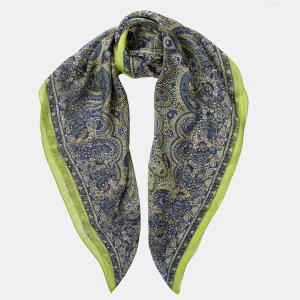 Èaphi エフィ INDIA PATTERN SATIN SCARF 小物 eaphi INDIA PATTERN SATIN SCARF Èaphi エフィ INDIA