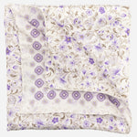 Lavender Double Sided Silk Pocket Square