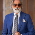 Men's luxury silk necktie made in Italy