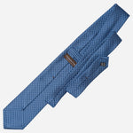 Men's Designer Italian Silk Tie Blue