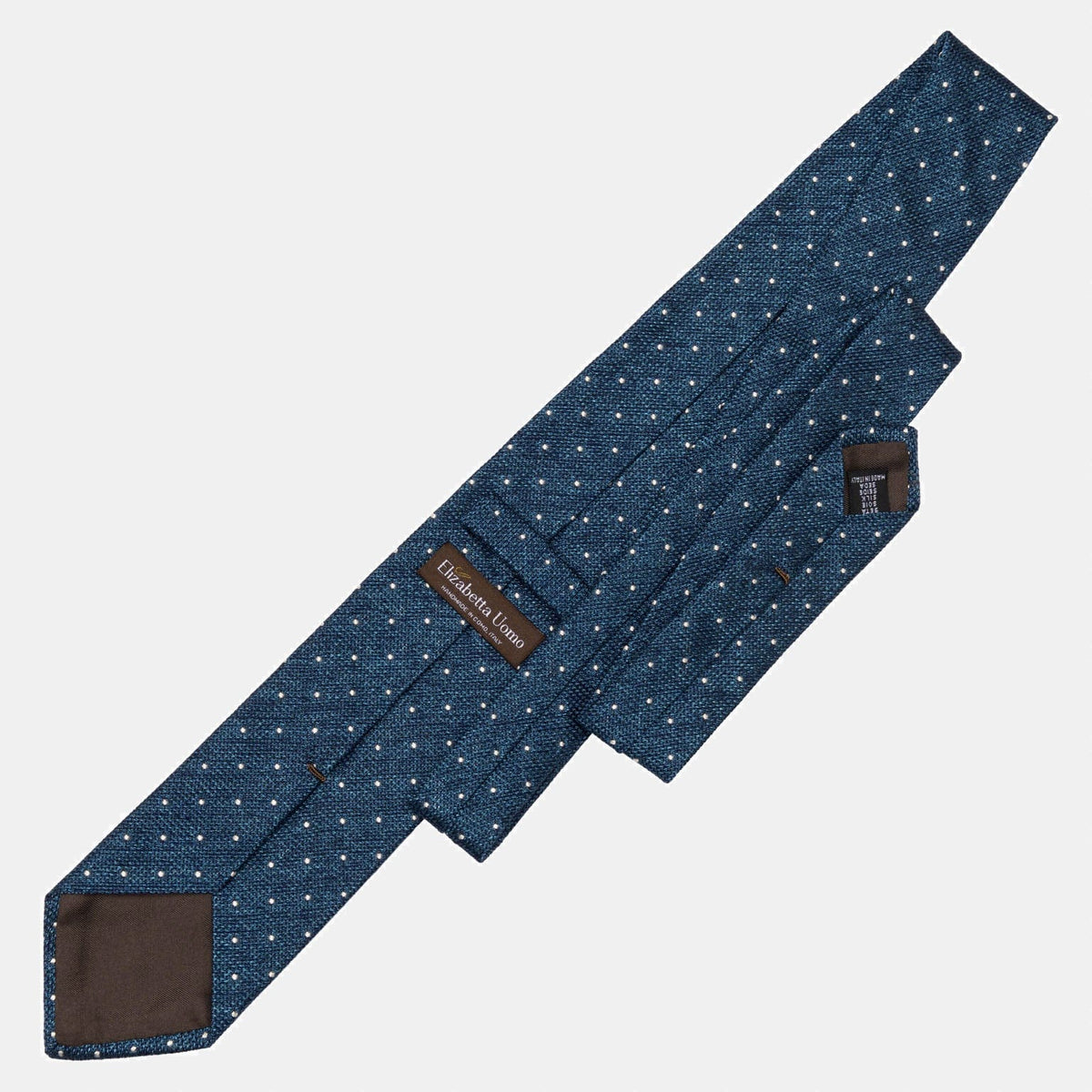 Mattei – Zijden Grenadine stropdas – Blauw