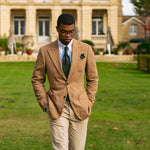 Men's formal black silk tie