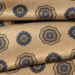 Italian Men's Golden Wheat Silk Scarf