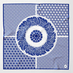 Men's Silk Bandana Neckerchief - Blue