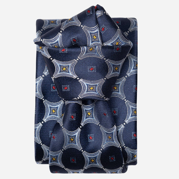 Blue Italian Handmade Silk Tie