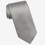 Designer Italian Silk Tie Steel Grey