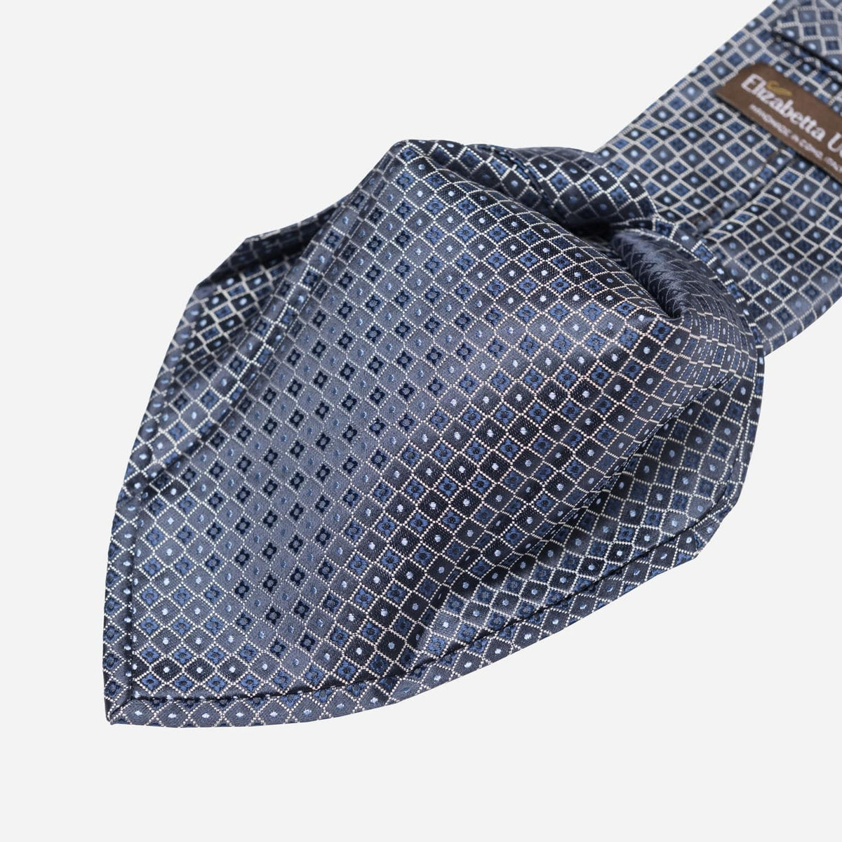 Blue Formal Italian Silk Jacquard Tie