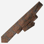Men's Ruby and Sapphire Silk Tie