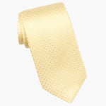 Men's Designer Italian Silk Tie Yellow