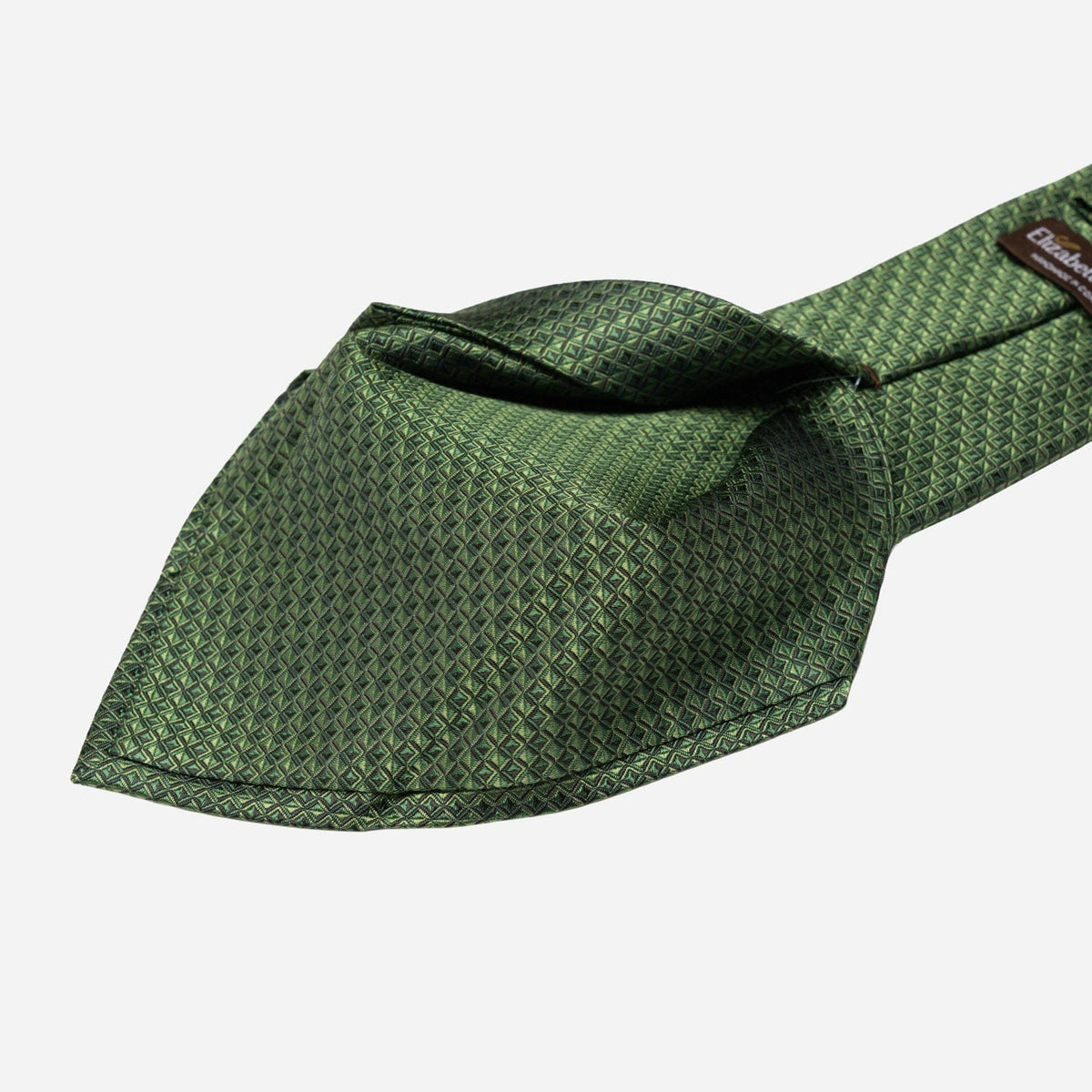 Men's Designer Italian Green Silk Tie