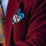 Large Hand Rolled Italian Silk pocket Square