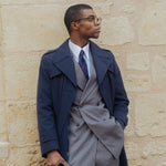 Navy Handmade Italian Silk Tie