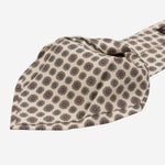 Handmade Cream Madder Silk Italian Tie