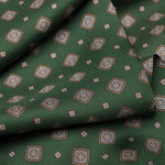 Italian Designer Men's Greeen Silk Scarf