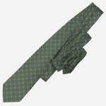 Green Handmade Italian Silk Tie