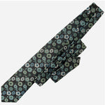 Aqua Floral Designer Luxury Silk Tie