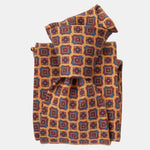 Amber Yellow Italian Madder Silk Tie