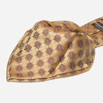 Gold Italian Designer Handmade Silk Tie