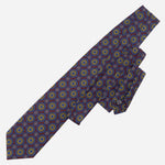 Burgundy Handmade Italian Silk and Wool Tie