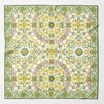 Green & Yellow Silk Italian Pocket Square