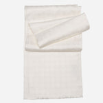 Men's White Italian Silk Dress Scarf