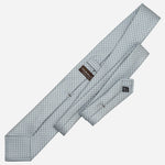 Designer Italian Silk Tie Misty Blue