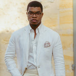 large pink silk pocket square