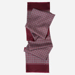 Red Italian Silk Dress Scarf
