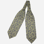 Sage Green Paisley Italian Silk Ascot Tie
