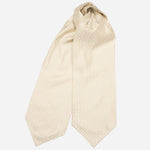 Champagne Italian Silk Ascot Tie