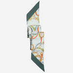 Mint Green Italian Skinny Silk Scarf