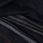 Navy Italian Wool Cashmere Scarf