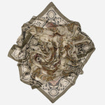 Olive Green Modal Cashemere Square Scarf